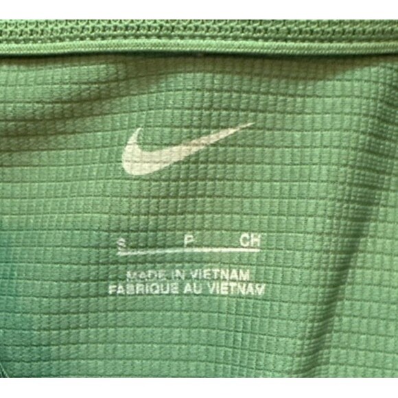 Men’s Dri Fit Nike Polo Shirt Small Green Short Sleeve - Picture 3 of 5